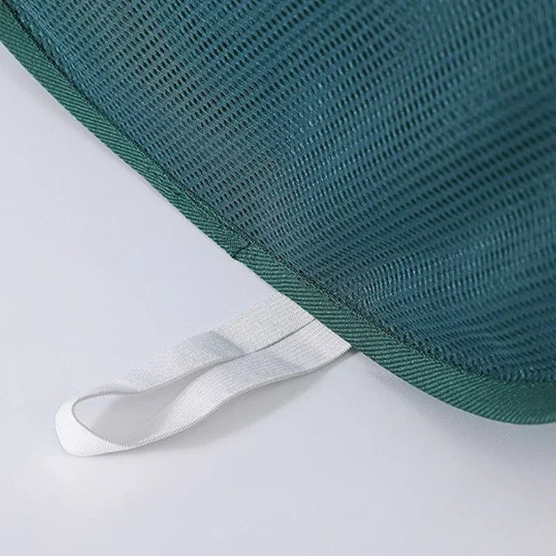 Horizontal Foldable Laundry Basket Mesh Cloth Breathable Laundry Hamper Large Capacity Storage Bask 6