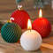 Spiral Stripe Ball Silicone Candle Mold DIY Rotate Ball Mold For Christmas Candle Soap Resin And Pl 4
