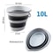 Portable Folding Bucket Silicone Foldable Basin For Camping Outdoor Washing And Car Cleaning 5L 10L 14