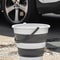 Portable Folding Bucket Silicone Foldable Basin For Camping Outdoor Washing And Car Cleaning 5L 10L 5
