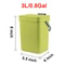 Small Hanging Trash Can With Lid Plastic Waste Bin For Kitchen Cabinet Under Sink Bathroom Use 16