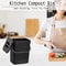 Small Hanging Trash Can With Lid Plastic Waste Bin For Kitchen Cabinet Under Sink Bathroom Use 9