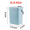 Small Hanging Trash Can With Lid Plastic Waste Bin For Kitchen Cabinet Under Sink Bathroom Use 14