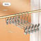 5 Pack Windproof Metal Clothes Hangers With Adjustable Clips Non Slip Pants Coat Drying Hangers For 8