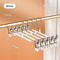 5 Pack Windproof Metal Clothes Hangers With Adjustable Clips Non Slip Pants Coat Drying Hangers For 7