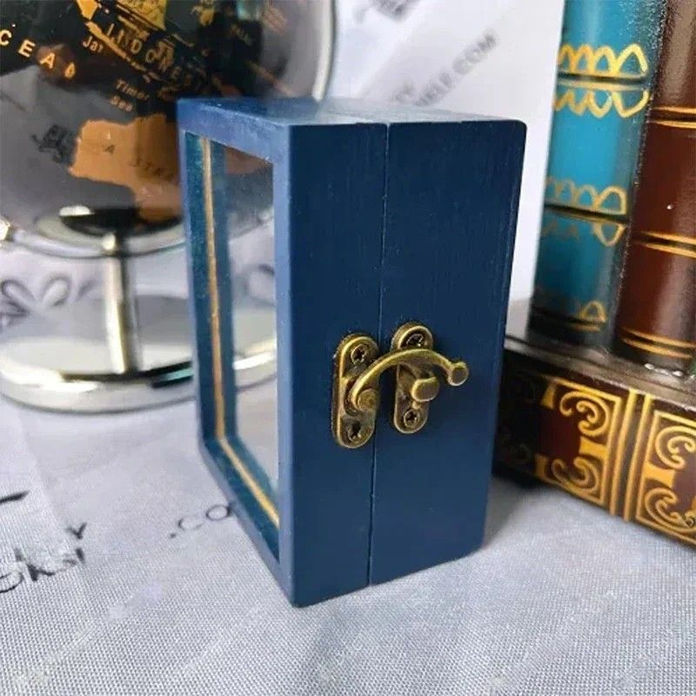 Wooden Pocket Miniature Bookshelf Tiny Book Library Ornament For Desk Shelf And Home Decoration 8