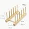 Bamboo Dish Drying Rack With Drainboard Wooden Plate Bowl Cup Organizer For Kitchen Counter 7