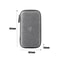 Waterproof Double Layer Electronics Organizer Bag Travel Cable Cord Storage Pouch 12
