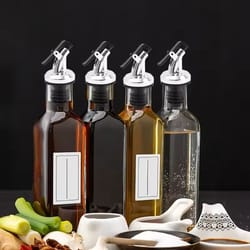 oil bottle stopper with leak proof nozzle