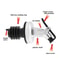 Oil Bottle Stopper With Leak Proof Nozzle 12
