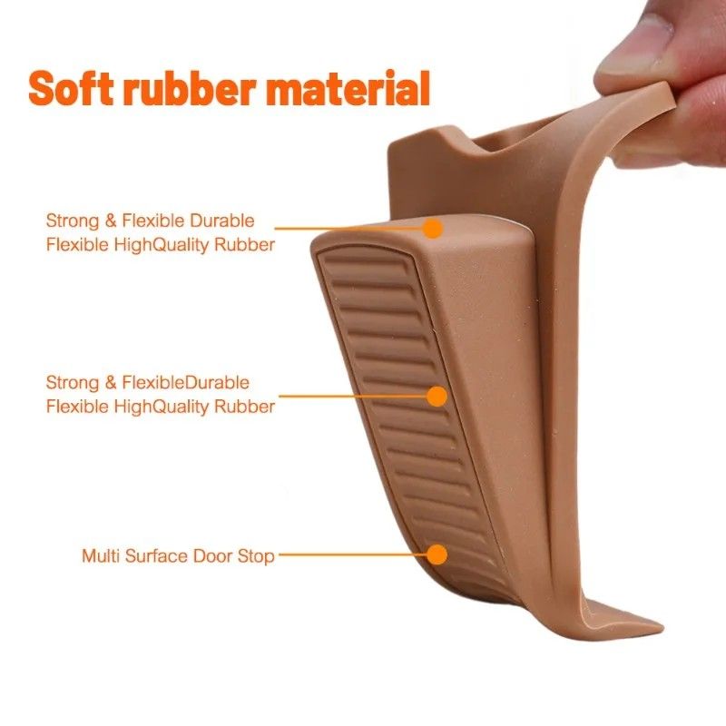 Rubber Door Stopper Wedge 6