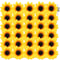 Yellow Artificial Sunflower Flower Heads For Crafts 4