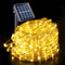 Solar Tube Rope String Lights For Outdoor Decor 9
