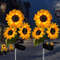 Solar Sunflower Garden Stake Lights 0