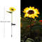 Solar Sunflower Garden Stake Lights 3