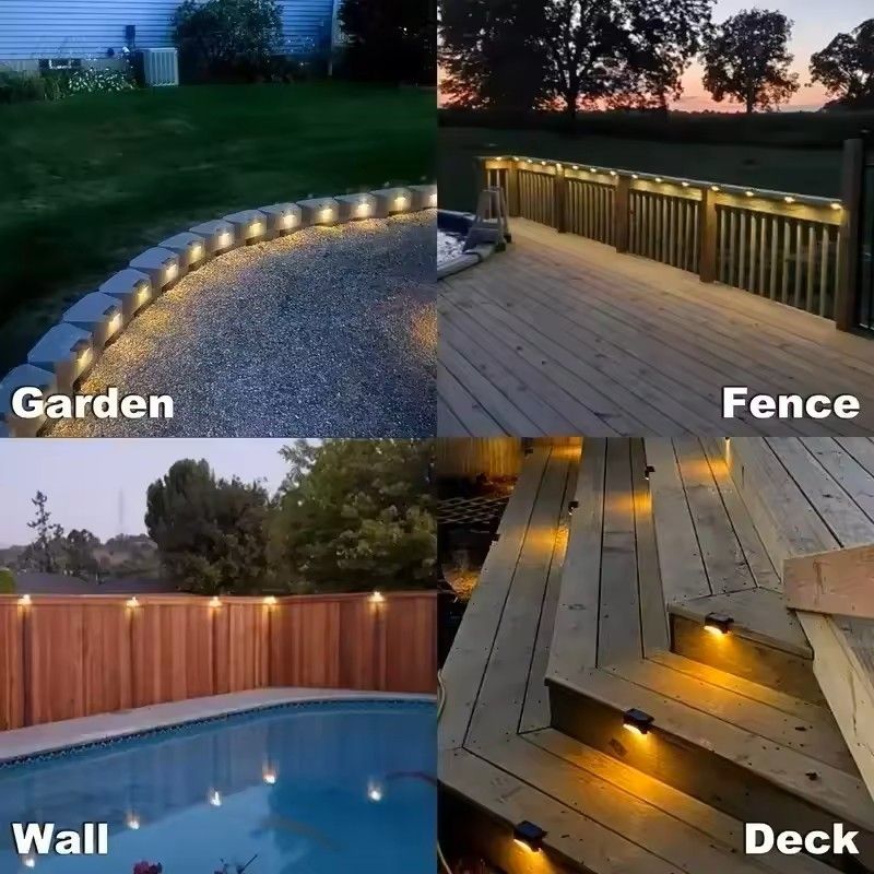 Solar LED Wall And Step Lights 3