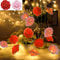 White Rose Flower String Lights 10