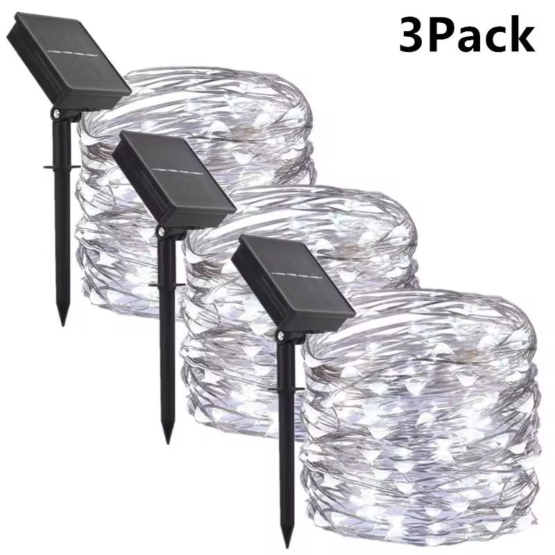 Solar LED Fairy String Lights 732 M Waterproof Outdoor Garden Decor 16