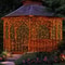 Solar LED Curtain String Lights Outdoor Garden Party Hanging Lights 7