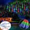 Meteor Rain LED Tube Lights 8Tube Cascading Christmas Light For Outdoor Decor 10