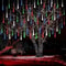 Meteor Rain LED Tube Lights 8Tube Cascading Christmas Light For Outdoor Decor 1