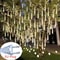 Meteor Rain LED Tube Lights 8Tube Cascading Christmas Light For Outdoor Decor 0