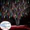 Meteor Rain LED Tube Lights 8Tube Cascading Christmas Light For Outdoor Decor 9