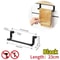 WallMounted Kitchen Towel Rack NoDrill SpaceSaving Dishcloth Holder 0