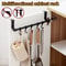 WallMounted Kitchen Towel Rack NoDrill SpaceSaving Dishcloth Holder 6