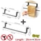 WallMounted Kitchen Towel Rack NoDrill SpaceSaving Dishcloth Holder 12