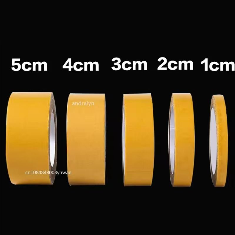 HighViscosity Transparent DoubleSided Fiber Tape Waterproof Adhesive Mesh Roll 5