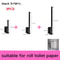 Stainless Steel SelfAdhesive Paper Towel Holder NoDrill Toilet Kitchen Roll Rack 12