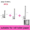 Stainless Steel SelfAdhesive Paper Towel Holder NoDrill Toilet Kitchen Roll Rack 19