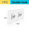 Transparent Adhesive Wall Hooks Strong NoDrill Hangers For Kitchen Bathroom 10