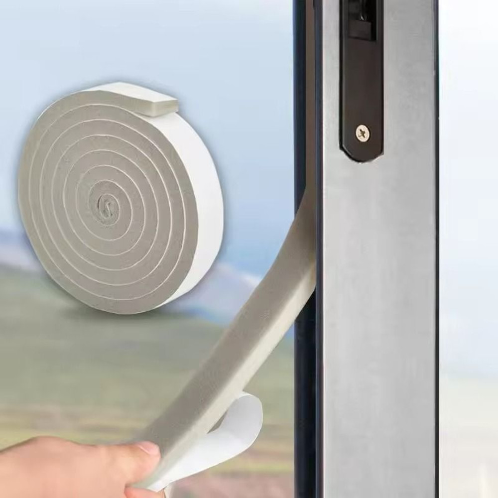 Foam Weather Stripping Tape 2M SelfAdhesive Door Window Seal Windproof SoundProof 3