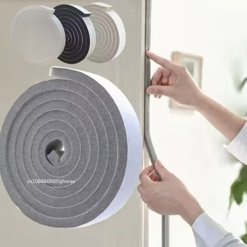 Foam Weather Stripping Tape 2M SelfAdhesive Door Window Seal Windproof SoundProof 0
