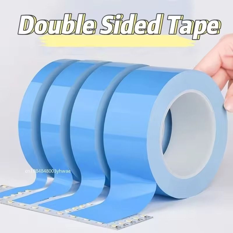 HighTemperature HeatConductive DoubleSided Tape Blue Silicone Thermal Adhesive 0