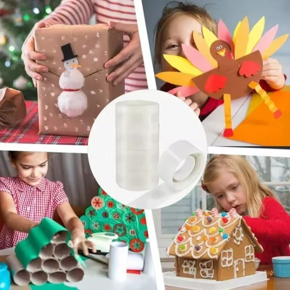 Transparent DoubleSided Adhesive Dots Removable Balloon Glue For Party Decor 100500pcs 1