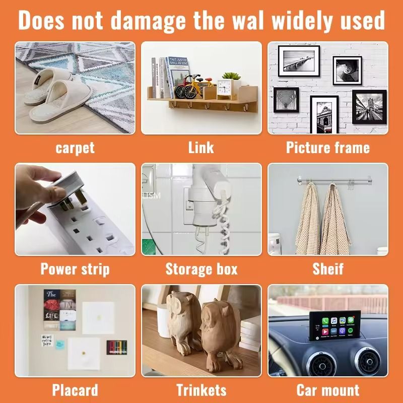 Reusable Transparent Nano Tape DoubleSided Waterproof Acrylic Adhesive 1235M 4