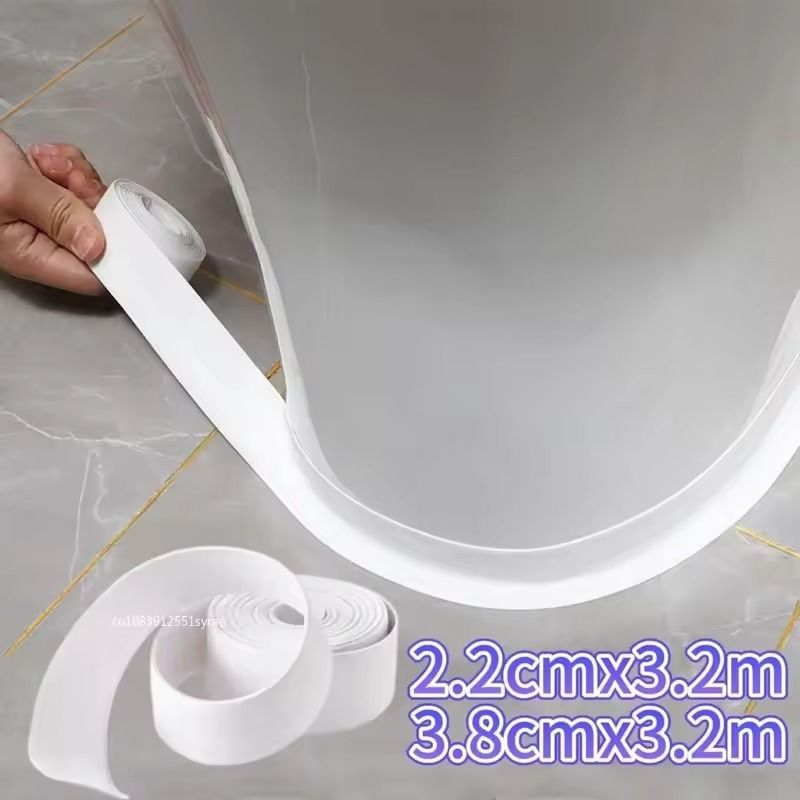 Waterproof MildewProof PVC Sealing Tape SelfAdhesive Caulk Strip For Kitchen Bathroom 0