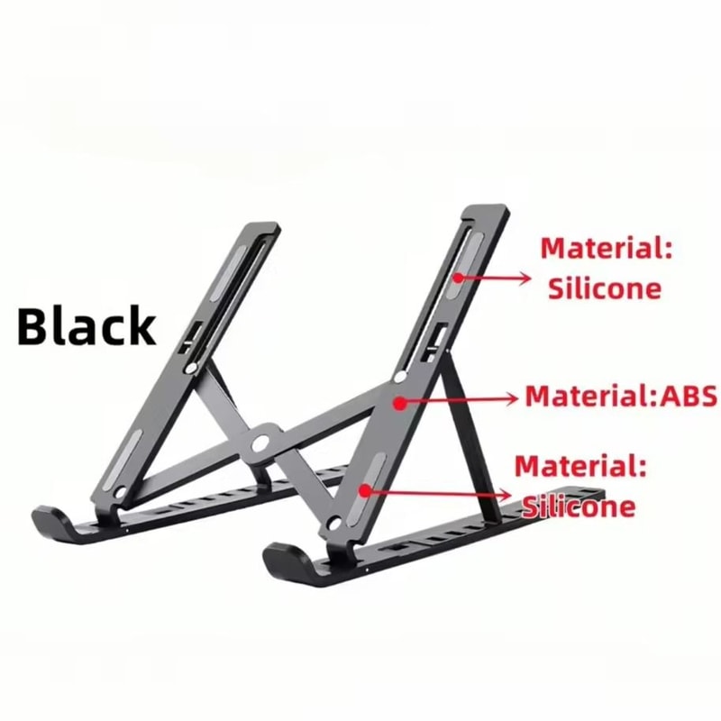 Ergonomic Portable Laptop Tablet Stand 10Speed Adjustable Foldable Holder 7