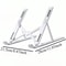 Ergonomic Portable Laptop Tablet Stand 10Speed Adjustable Foldable Holder 6