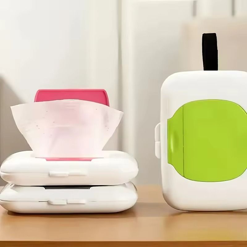 Portable Wet Wipes Dispenser Box Durable Lightweight Travel Outdoor Essential 1