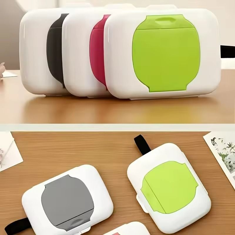 Portable Wet Wipes Dispenser Box Durable Lightweight Travel Outdoor Essential 3