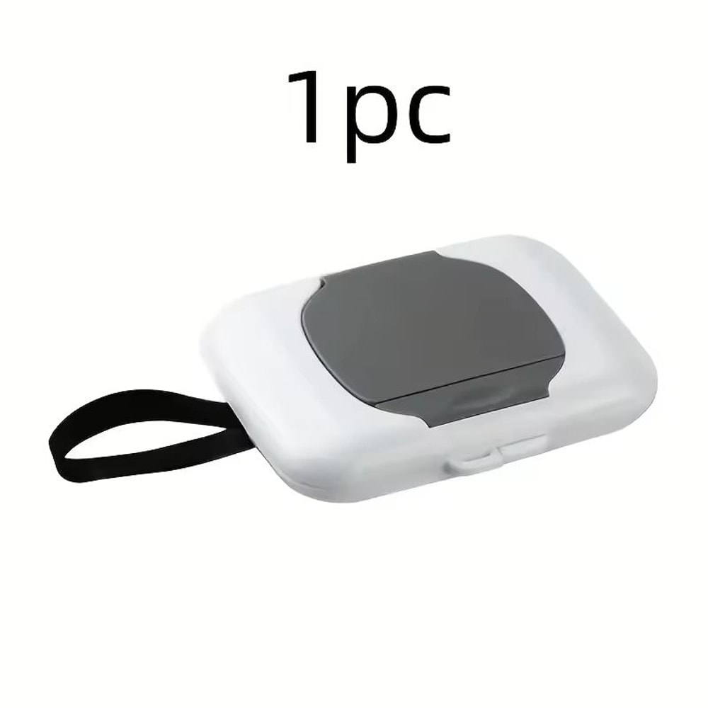 Portable Wet Wipes Dispenser Box Durable Lightweight Travel Outdoor Essential 8