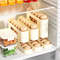 Rolling Egg Storage Holder FreshKeeping Fridge Door Organizer With Slide Dispenser 1