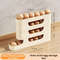 Rolling Egg Storage Holder FreshKeeping Fridge Door Organizer With Slide Dispenser 8