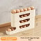 Rolling Egg Storage Holder FreshKeeping Fridge Door Organizer With Slide Dispenser 8