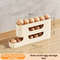 Rolling Egg Storage Holder FreshKeeping Fridge Door Organizer With Slide Dispenser 7