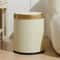 Modern DoubleLayer PressTop Trash Bin White Black Waste Basket For Bathroom Office Bedroom 8